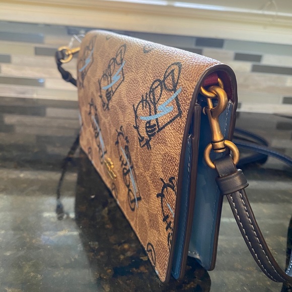 Hayden Foldover Clutch With Abstract Horse - Picture 6 of 6